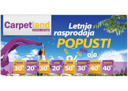 Letnja Rasprodaja u Carpetland-u!