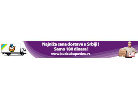 Najniža cena dostave u Srbiji! Samo 180 dinara!