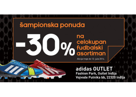 Fudbalsko leto uz adidas popuste!