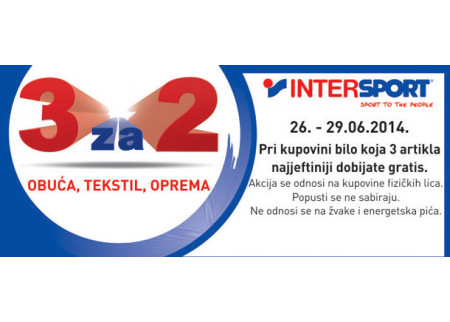 Intersport 3 za 2