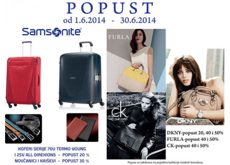 Mesec dobrih popusta u Samsonite prodavnici u Delta Cityju!