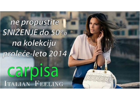 Kolekcija proleće/leto na sniženju u Carpisi!