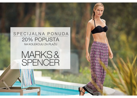 Popust na kolekciju za plažu u Marks&Spencer prodavnici!