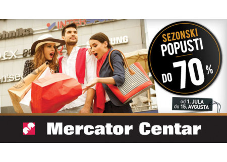 Sezonski popusti do 70% u Mercator Centru!