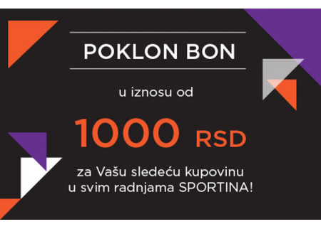 Sportina poklanja 1000 dinara