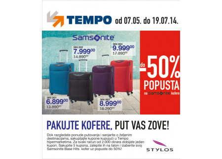 Samsonite akcija u Tempu