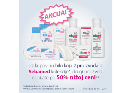 Sebamed akcija u Lilly prodavnicama 
