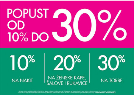 Popusti do 30% u Accessorize-u!
