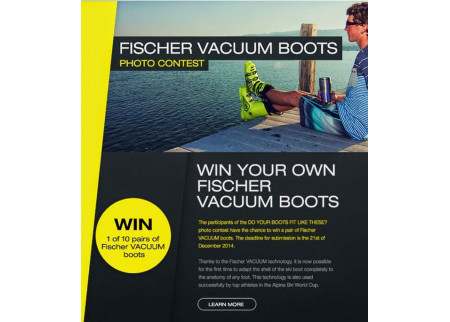 Fischer foto konkurs - Osvojite Vacuum ski cipele