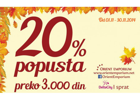 Popust na kupovinu u Orient Emporiumu!