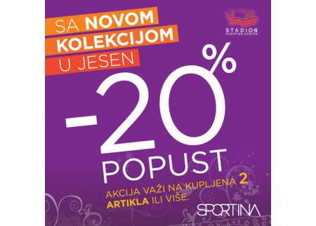 Akcija u Sportini!