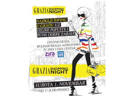 Grazia Shopping Night Beograd - 01. novembar 2014!