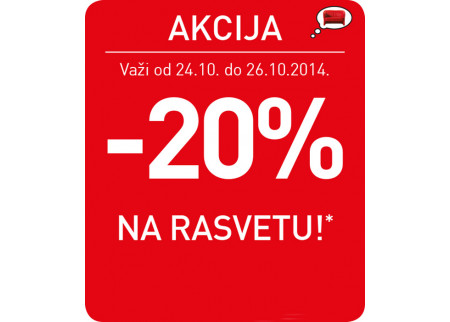 Kika - Akcija na odeljenju rasvete!