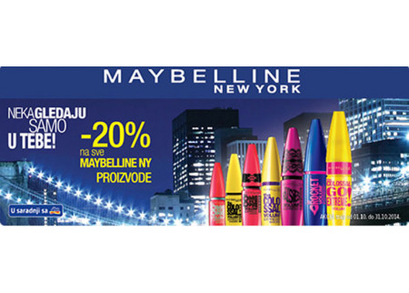 Oktobar mesec Maybelline NY kozmetike!