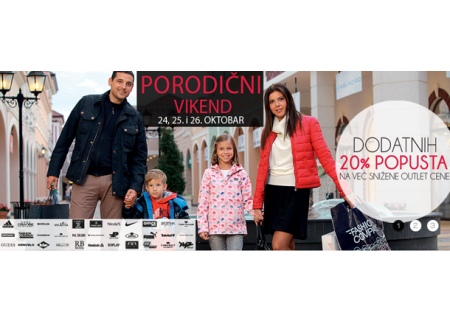 Porodični vikend u Fashion parku Inđija!