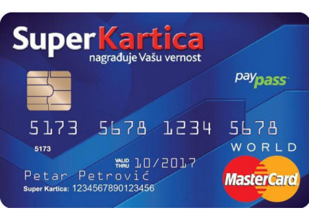 Super kartica može biti i platna