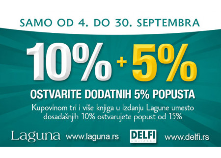 Laguna: Popusti u septembru!