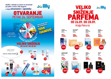 Svečano otvaranje Lilly prodavnice!