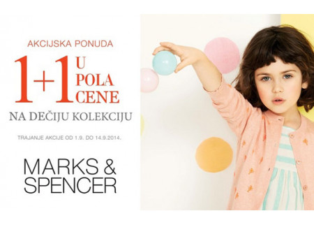 Popust na dečiju kolekciju u Marks and Spencer-u!