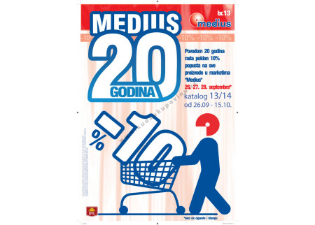 Medius poklanja popust!