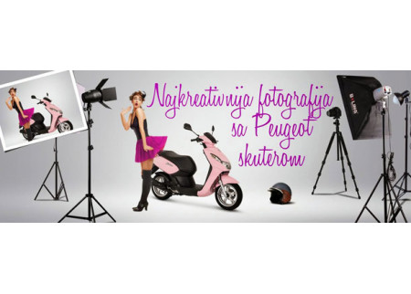 Najkreativnija fotografija sa Peugeot skuterom