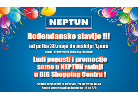 Rođendansko slavlje u prodavnici Neptun