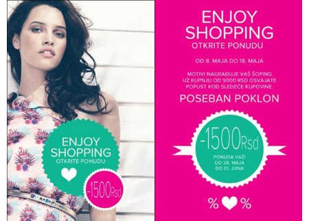 Enjoy Shopping ponuda u Motivima u Delta Cityju!