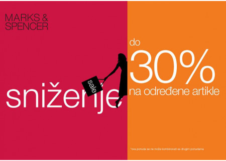 Sniženje u Marks&Spencer-u u Delta Cityju!