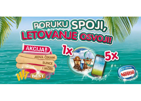 Poruku spoji, letovanje osvoji !