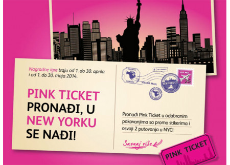 Pink Ticket pronađi, u Njujorku se nađi!