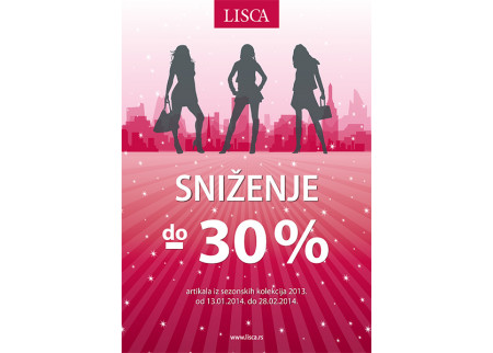 Lisca Sniženje do -30 %!