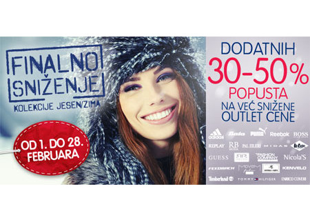 Finalno sniženje u Fashion Park Outlet Inđija