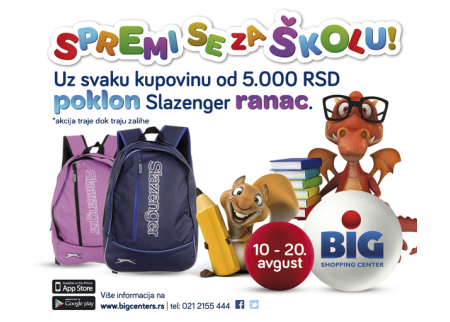 Big Shopping centar poklanja!