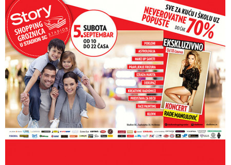 Velika Story šoping groznica u Stadion šoping centru!