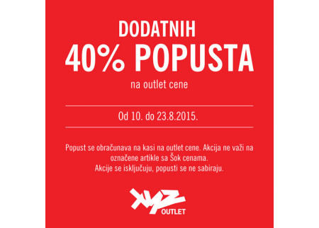 XYZ Outlet - popust!