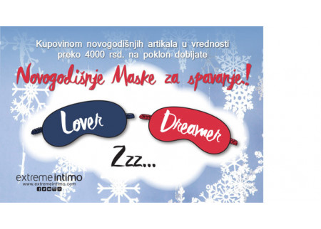 Extreme intimo - novogodišnje maske za spavanje!