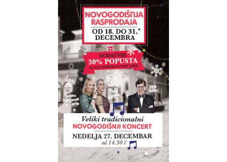Fashion park Inđija - novogodišnja rasprodaja