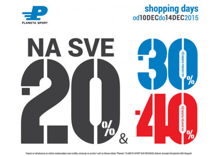 Planeta sport 20%, 30% ili 40% 