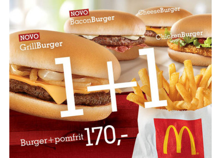Akcija 1+1 u McDonald's-u!
