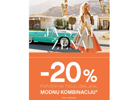 Osmomartovsko sniženje u Orsay prodavnici!