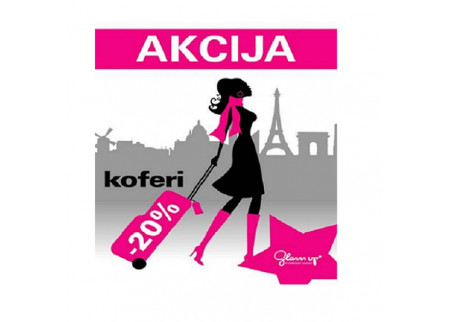 Koferi na sniženju u Glam Up-u!