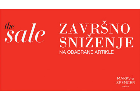 Završno sniženje u Marks&Spenceru!