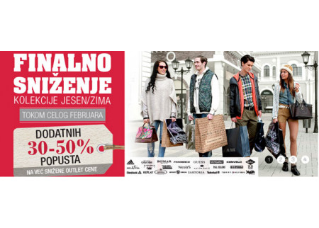 Fashion park outlet Inđija - Finalno sniženje!