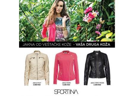 U Sportini nova kolekcija jakni od veštačke kože!