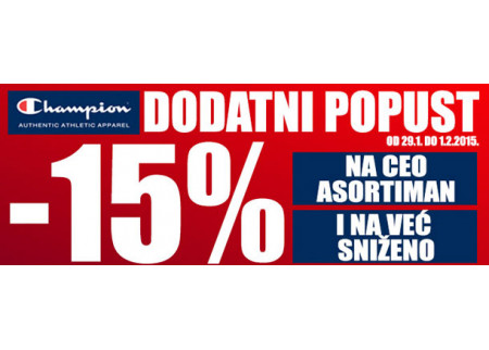 CHAMPION akcije