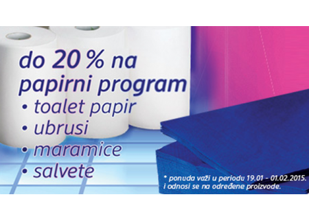 DM - 20%popusta na papirni program!