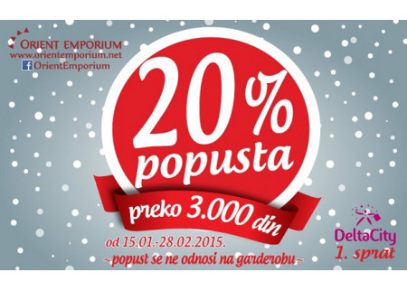 Akcija u Orient Emporiumu!