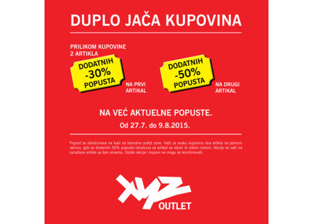 Duplo jača kupovina