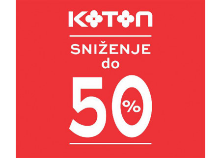 Do 50 % popusta u Kotonu