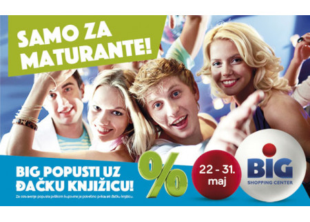 BIG popust za maturante!